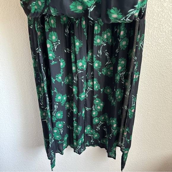 Topshop Archive Crystal Floral Pleated Midi Skirt Sz 10 - Picture 7 of 11
